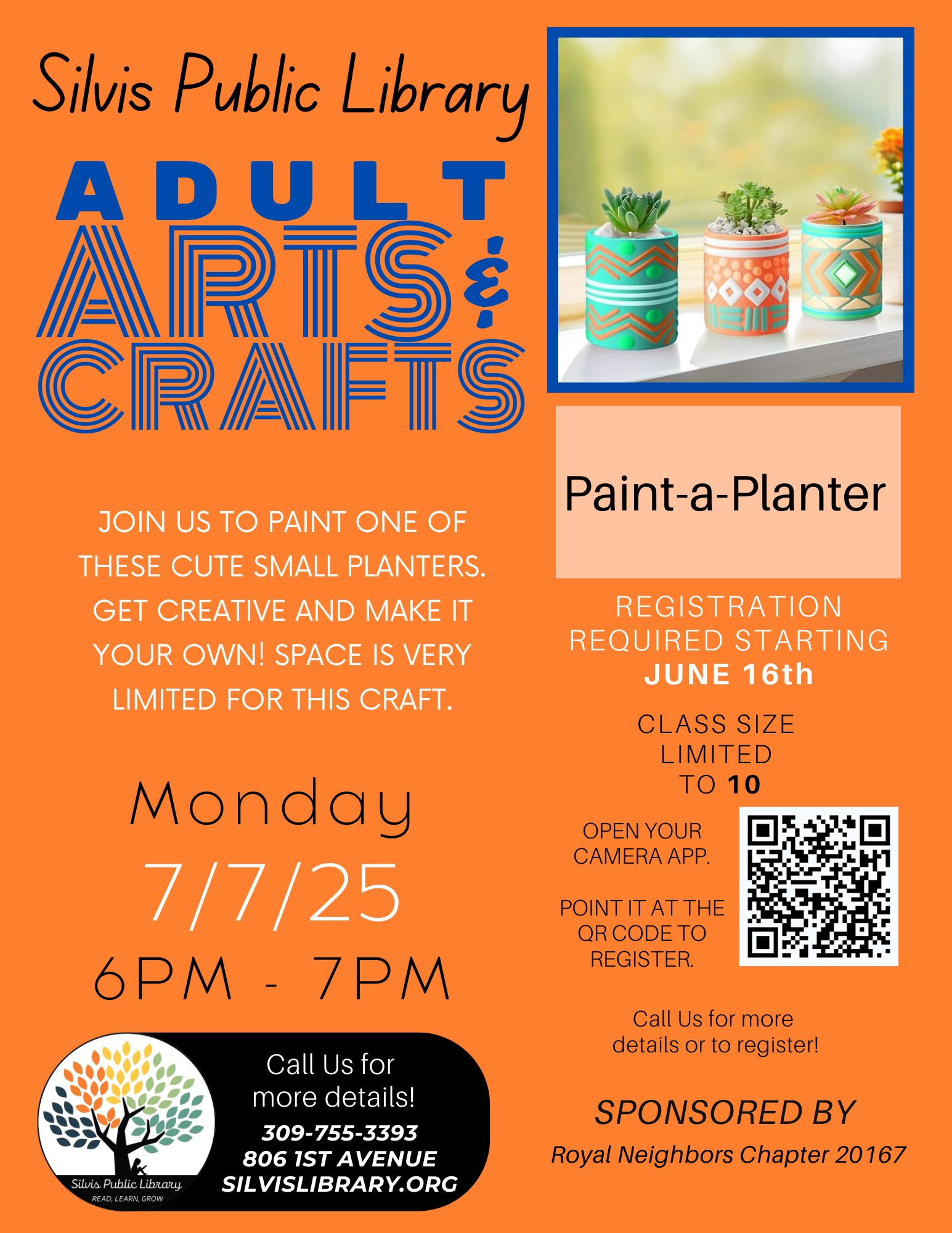 Silvis Library Event