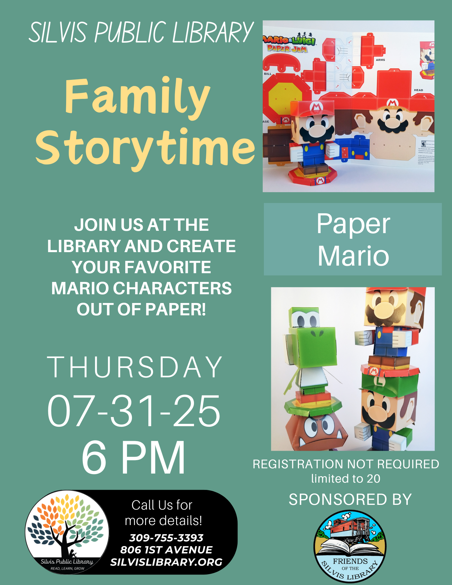 Silvis Library Event