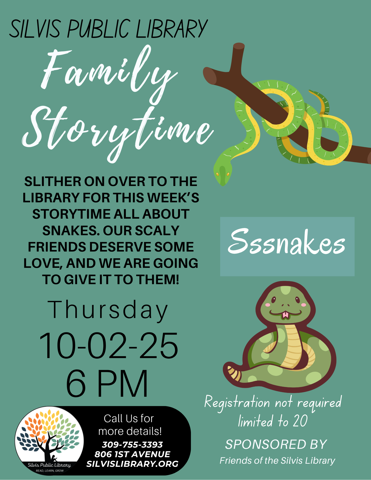 Silvis Library Event