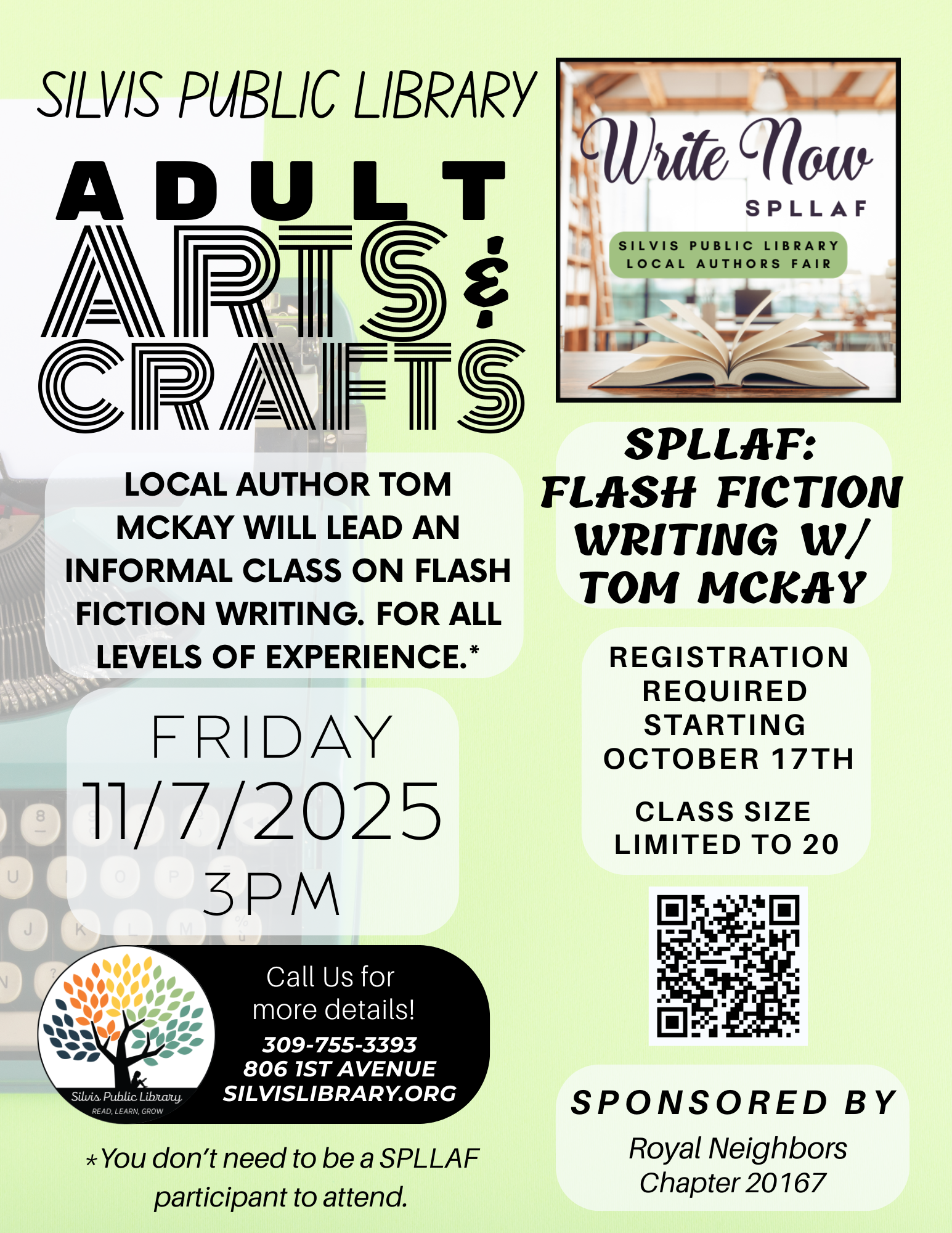 Silvis Library Event