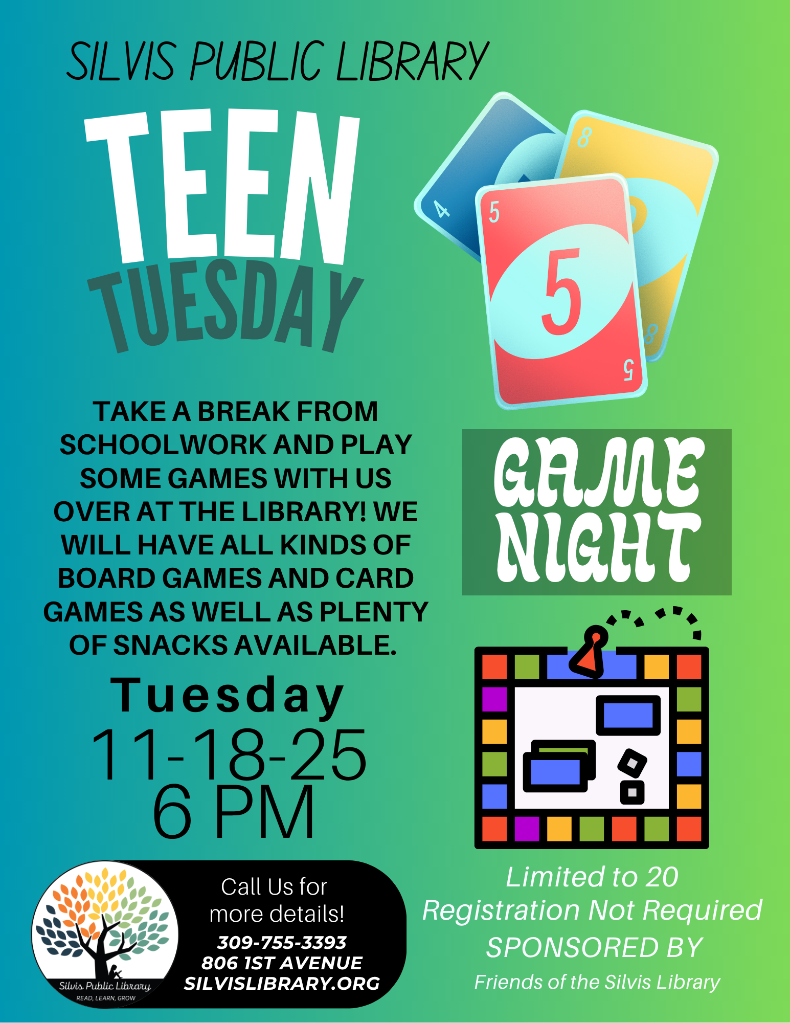 Silvis Library Event