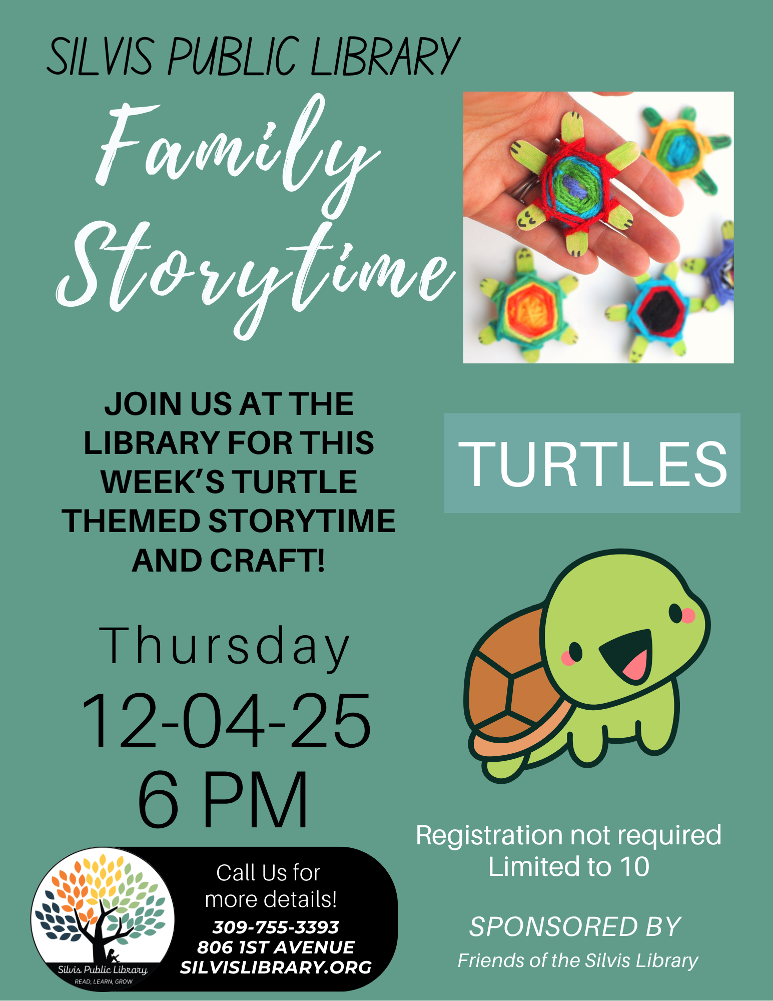 Silvis Library Event