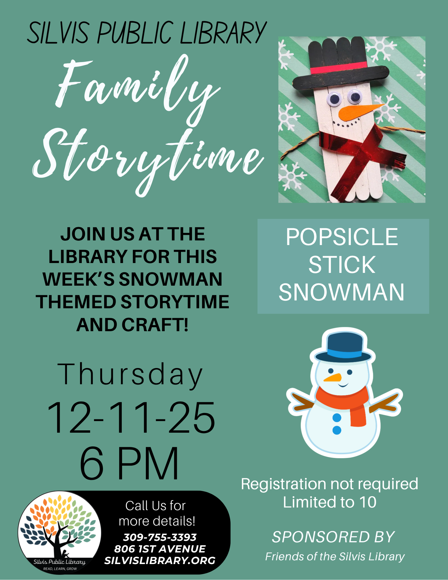 Silvis Library Event