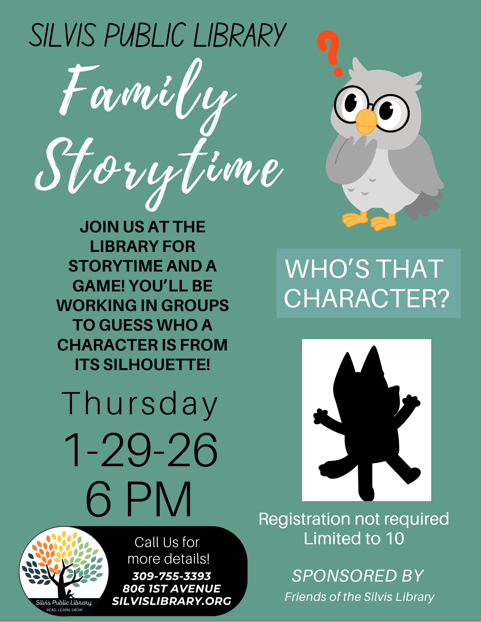 Silvis Library Event