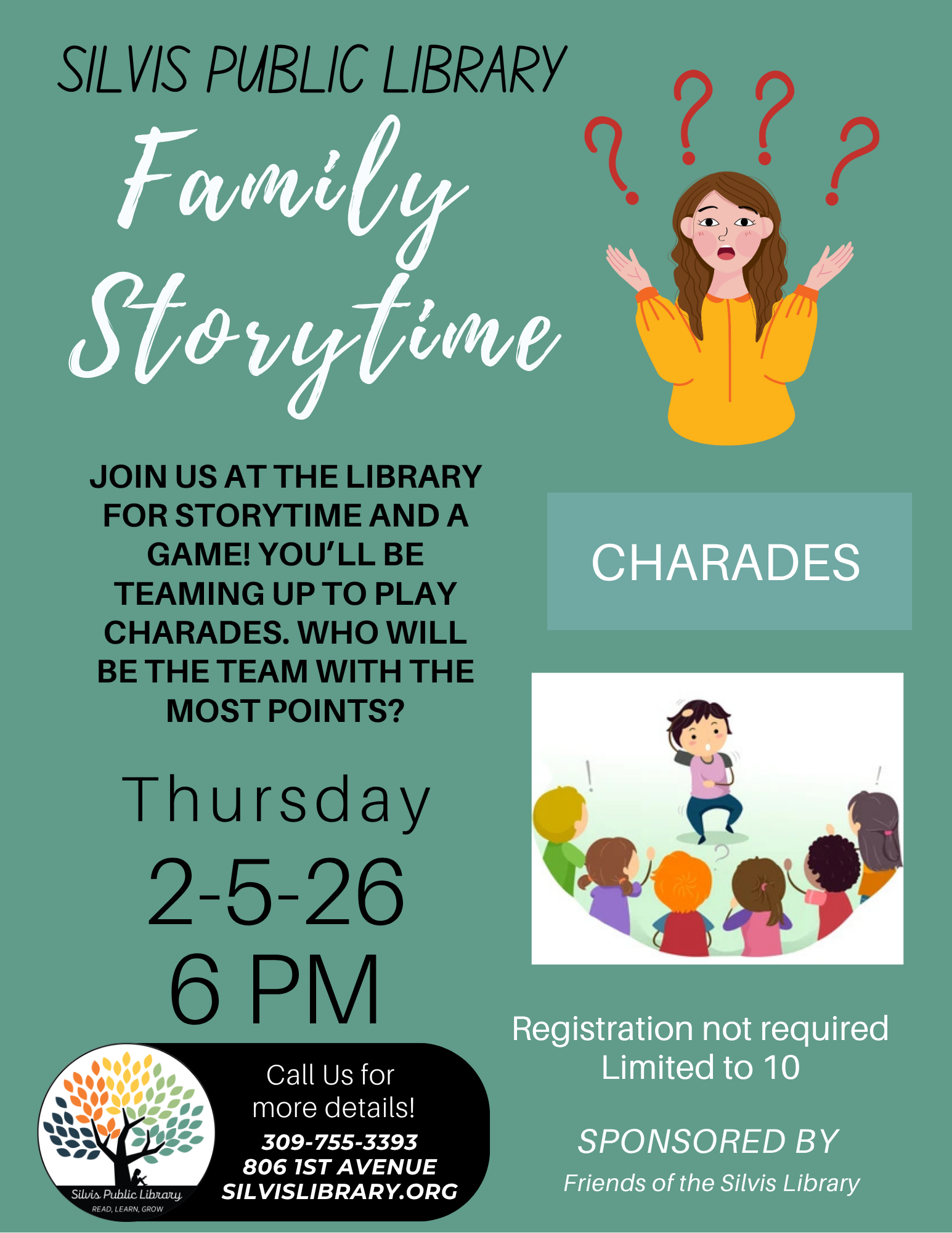 Family Storytime Charades 2