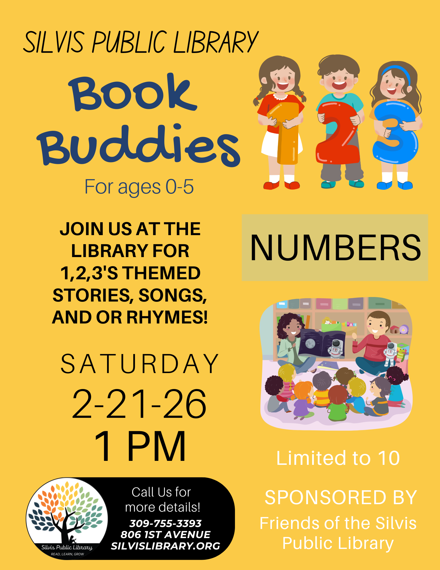 Book Buddies Numbers 2