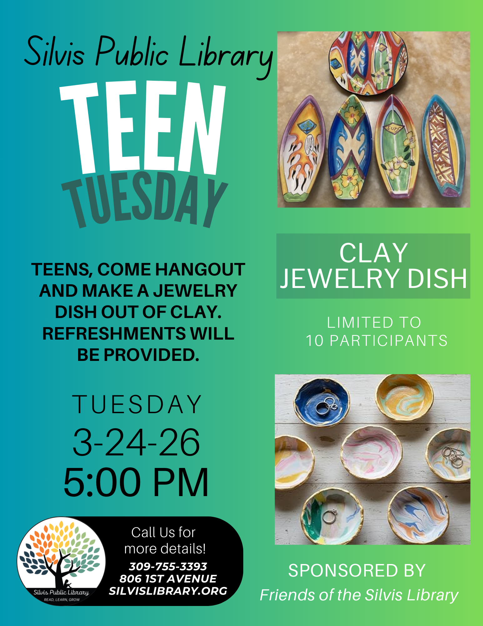 Teen Tuesday Clay Jewelry Dish 2