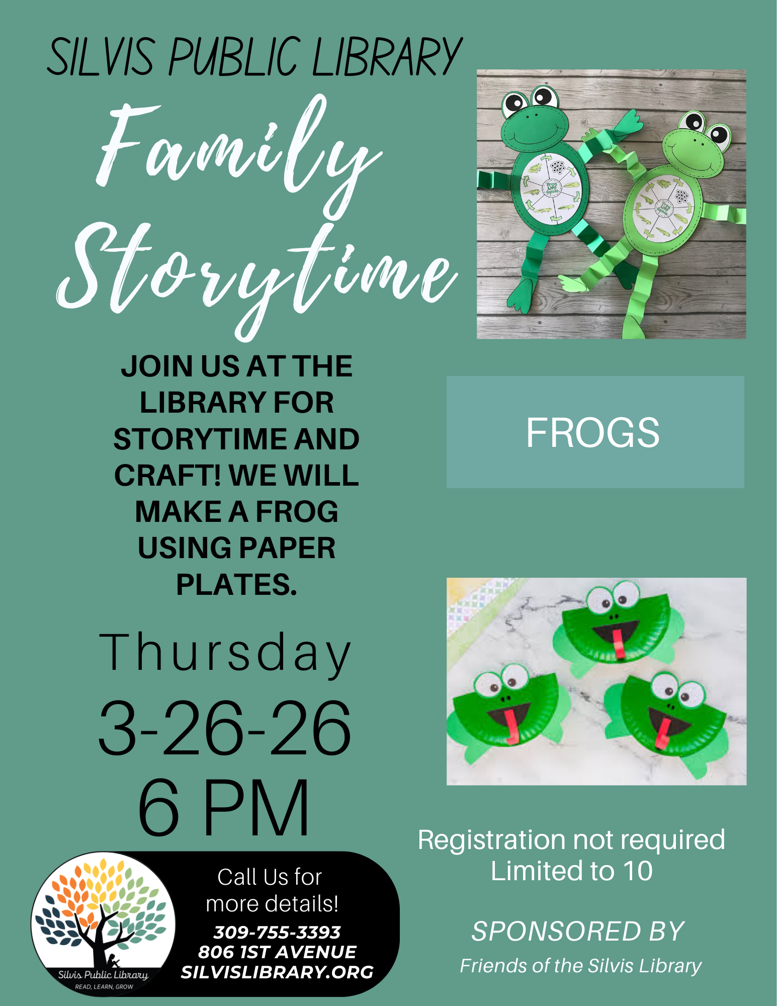Family Storytime Frog 2