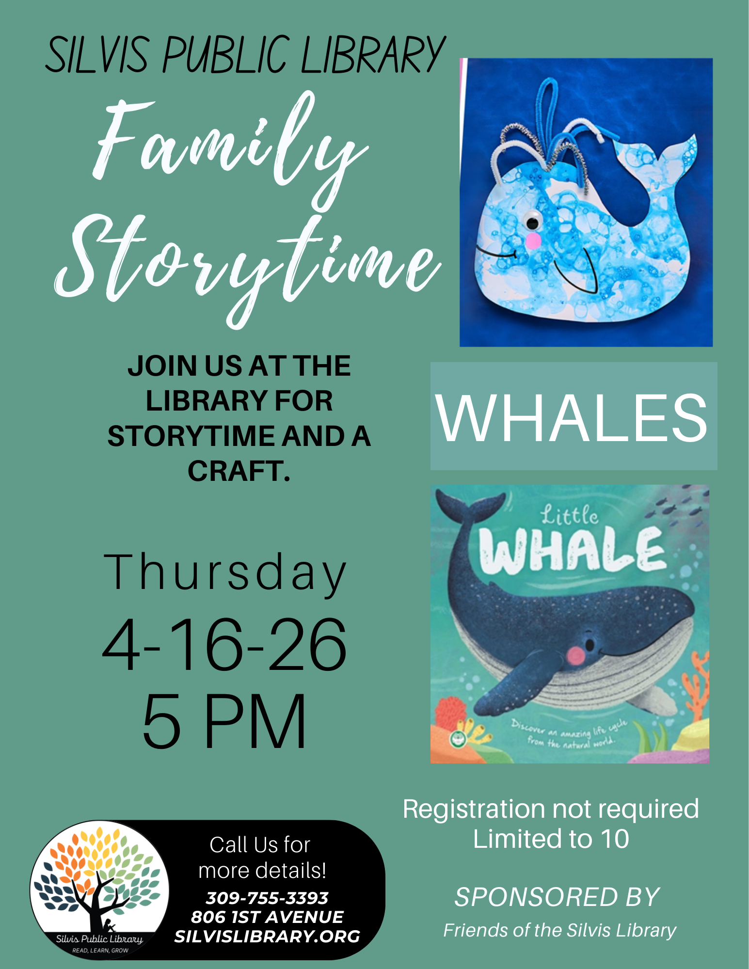 Family Storytime Whales