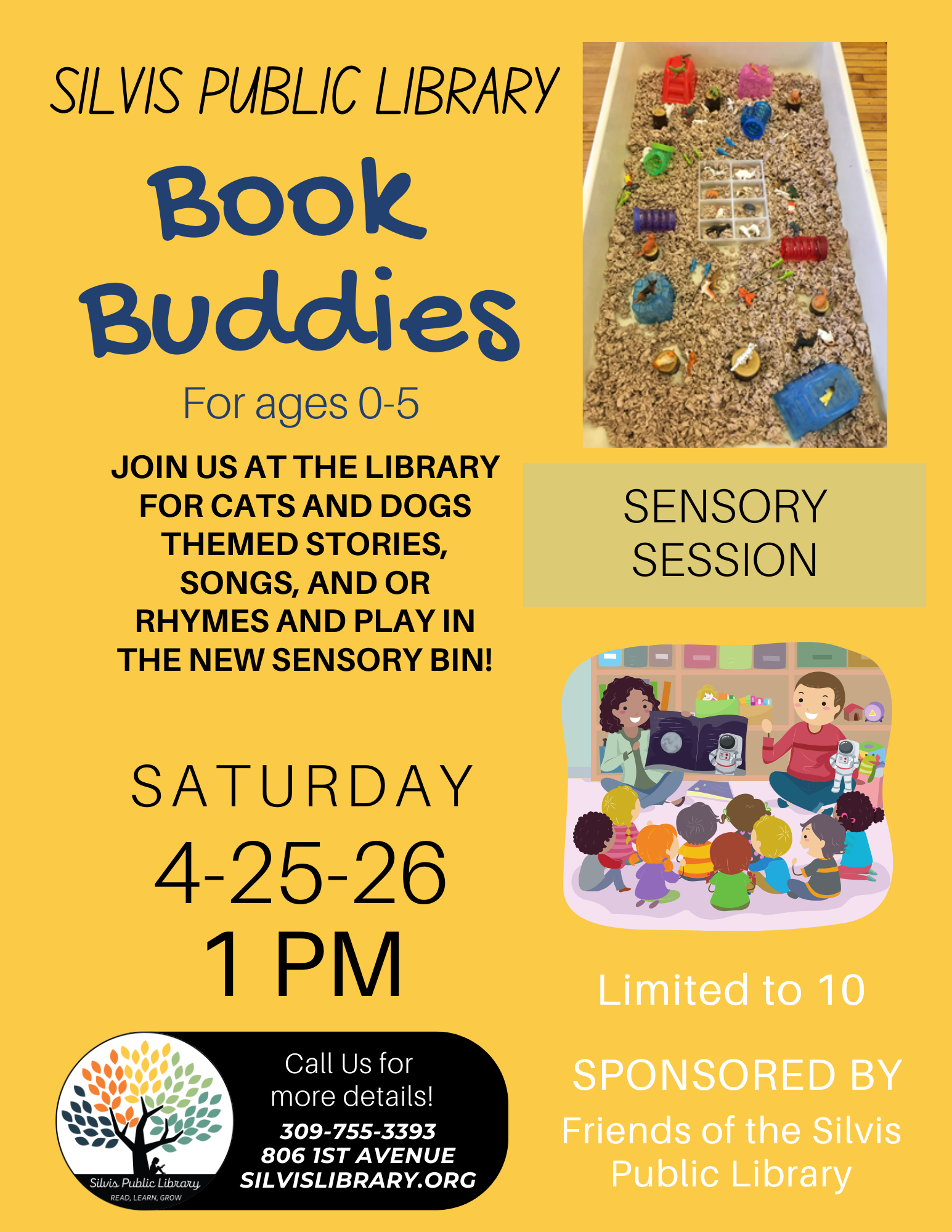 Book Buddies Sensory Session (Cats and Dogs)