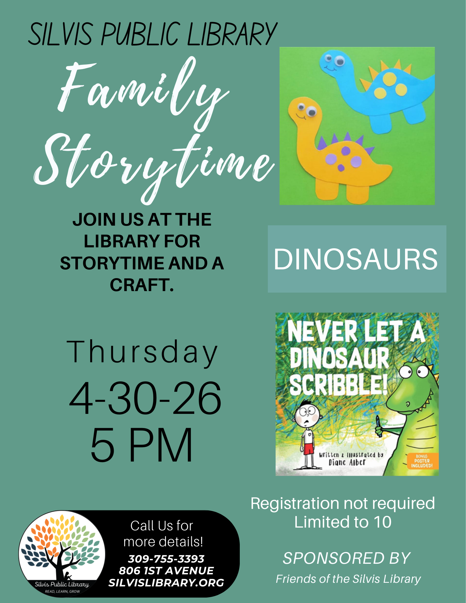 Family Storytime Dinosaurs