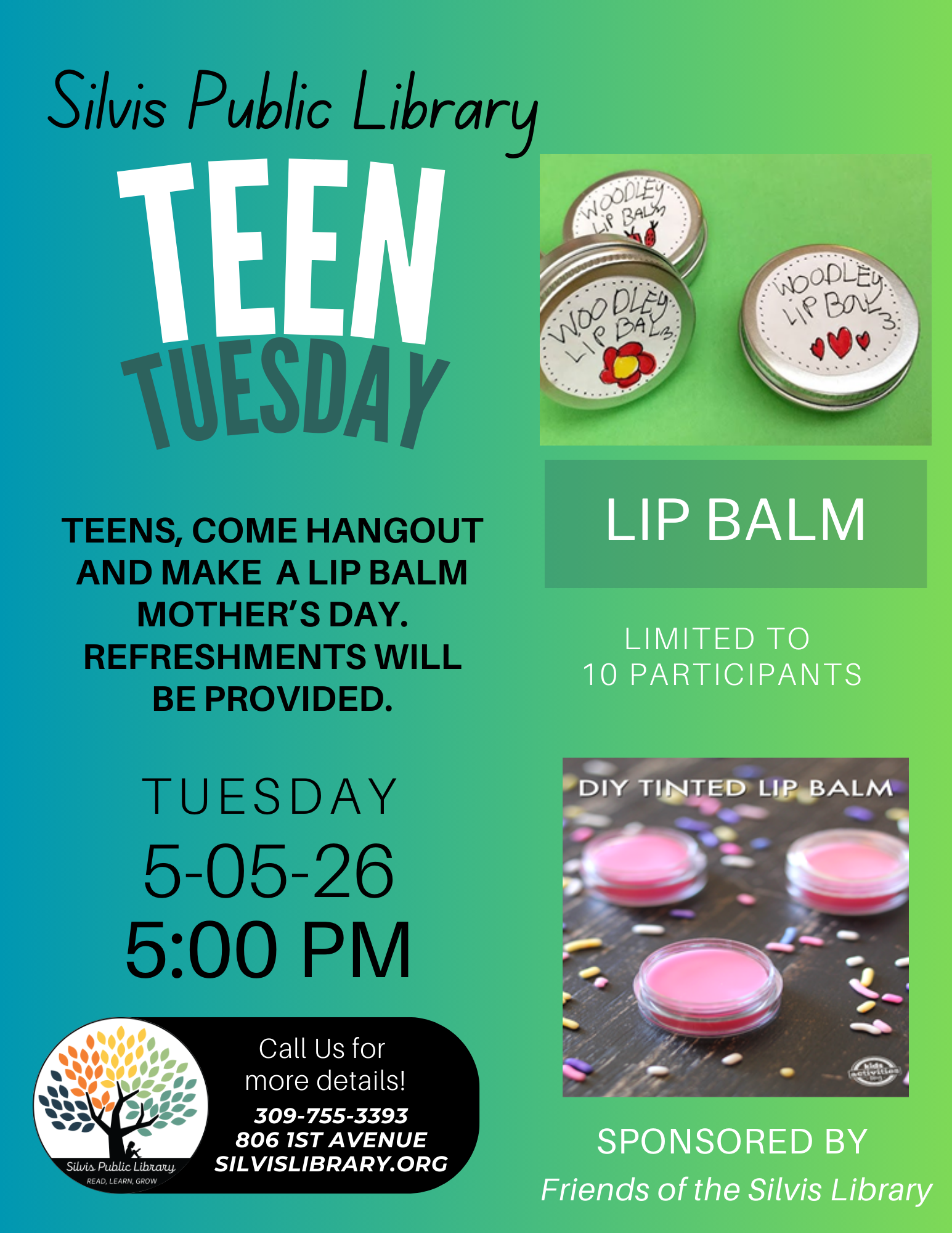Teen Tuesday Lip Balm