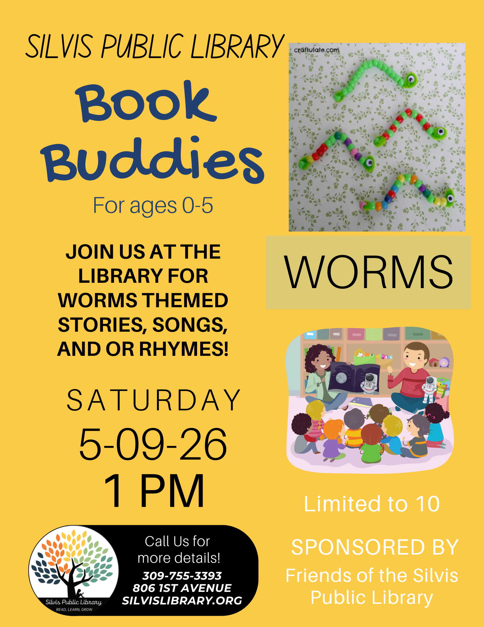 Book Buddies Worms