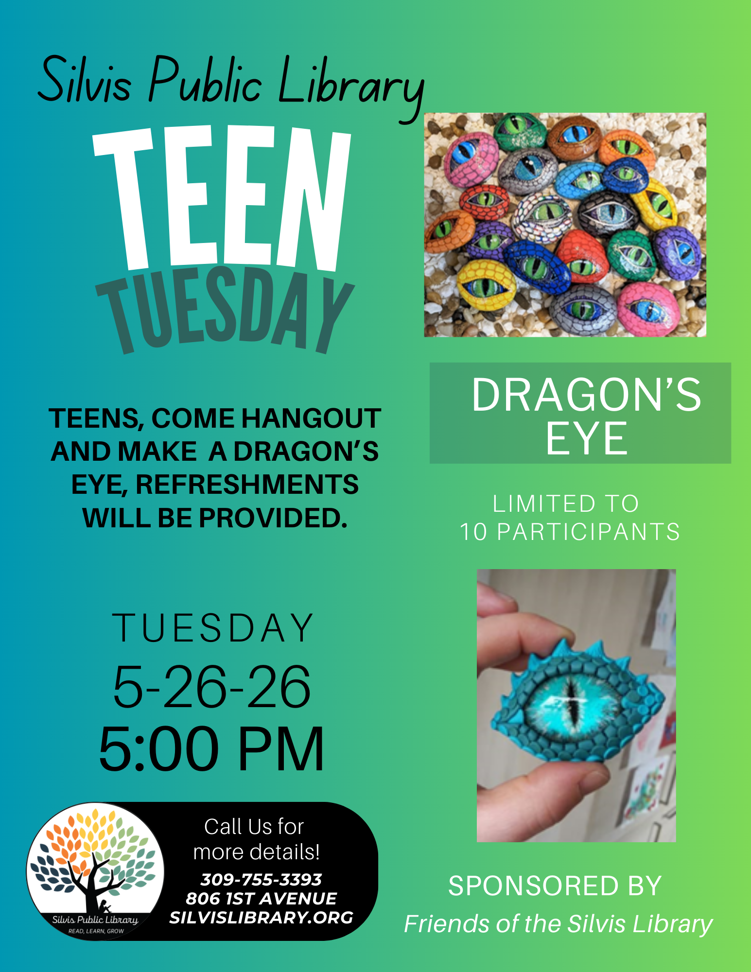 Teen Tuesday Dragon's Eye