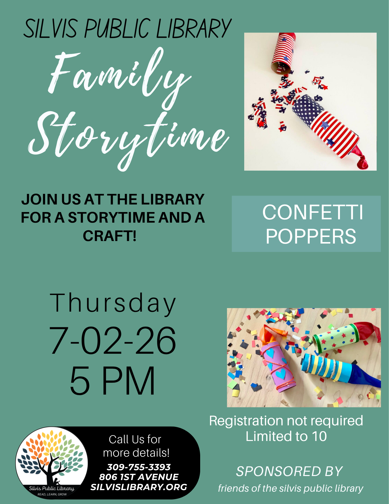 Family Storytime 4th of July Celebration
