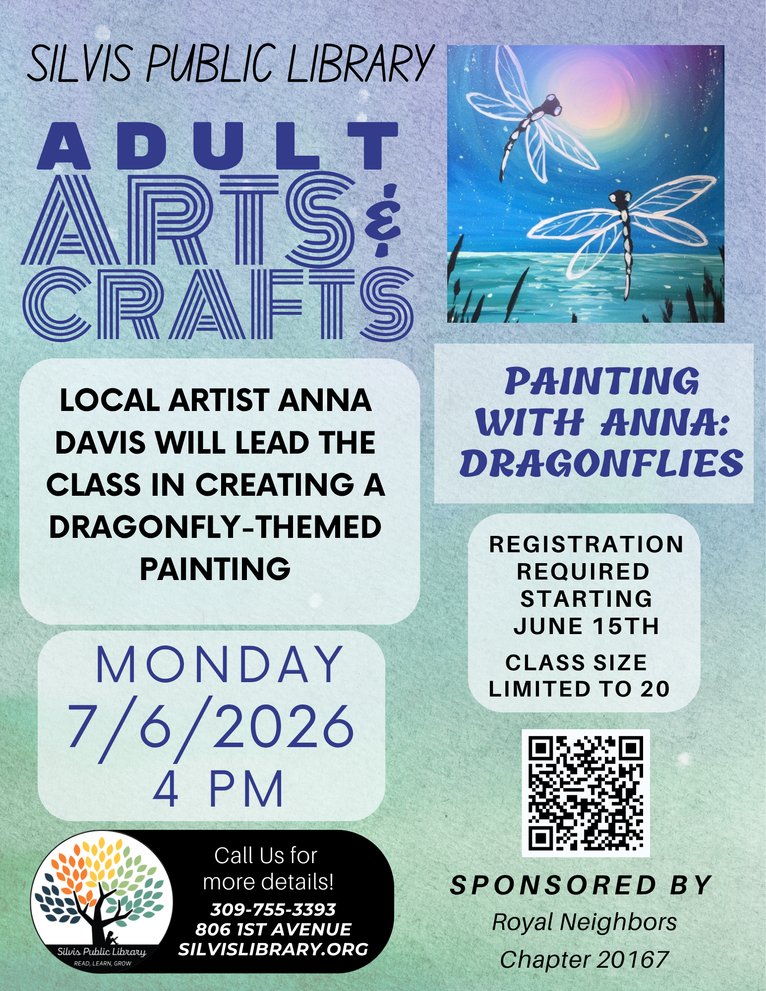 AAC - Painting with Anna - Dragonflies