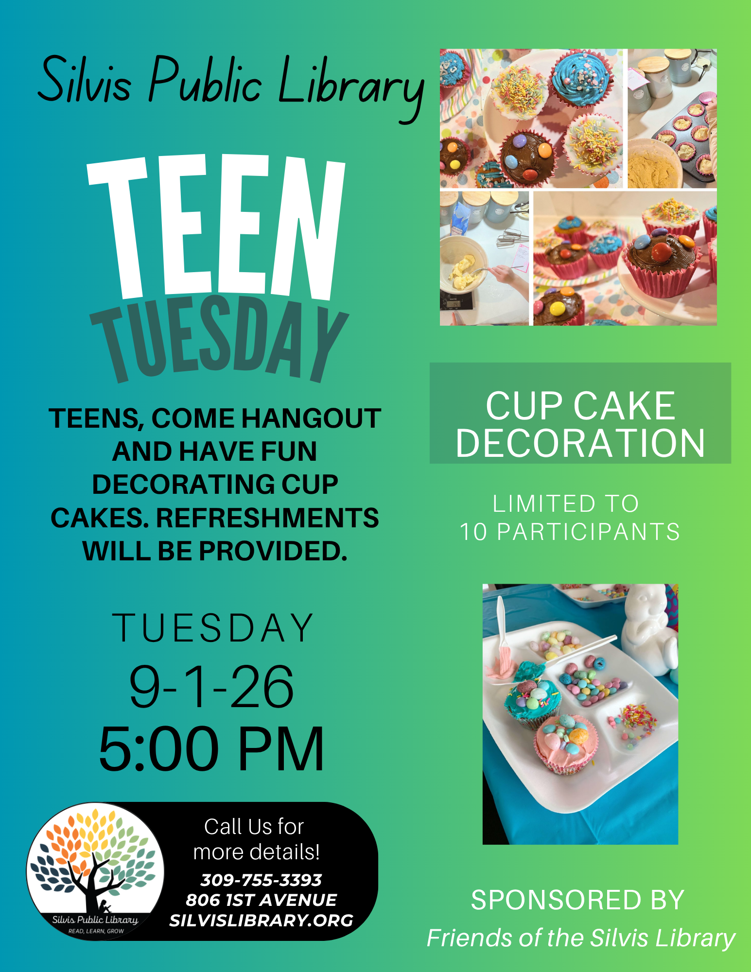 Teen Tuesday Cup Cake Decoration