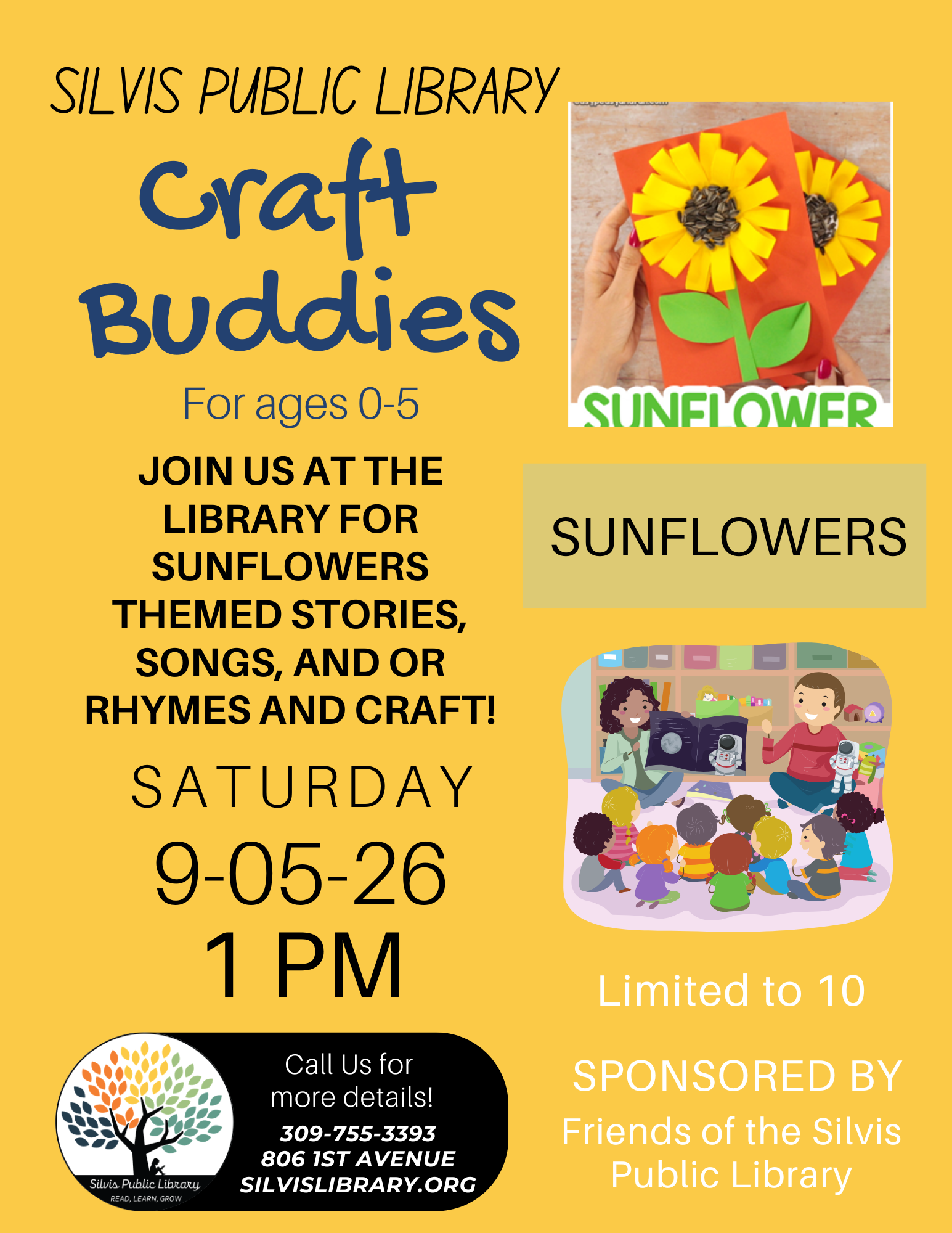Craft Buddies Sunflowers