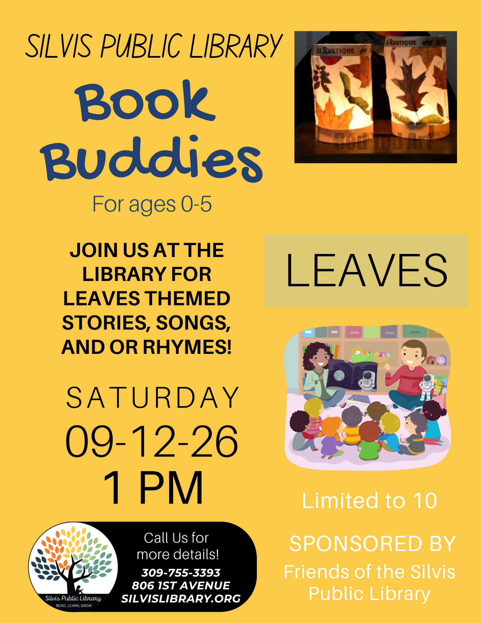 9-12-26 Book Buddies Leaves
