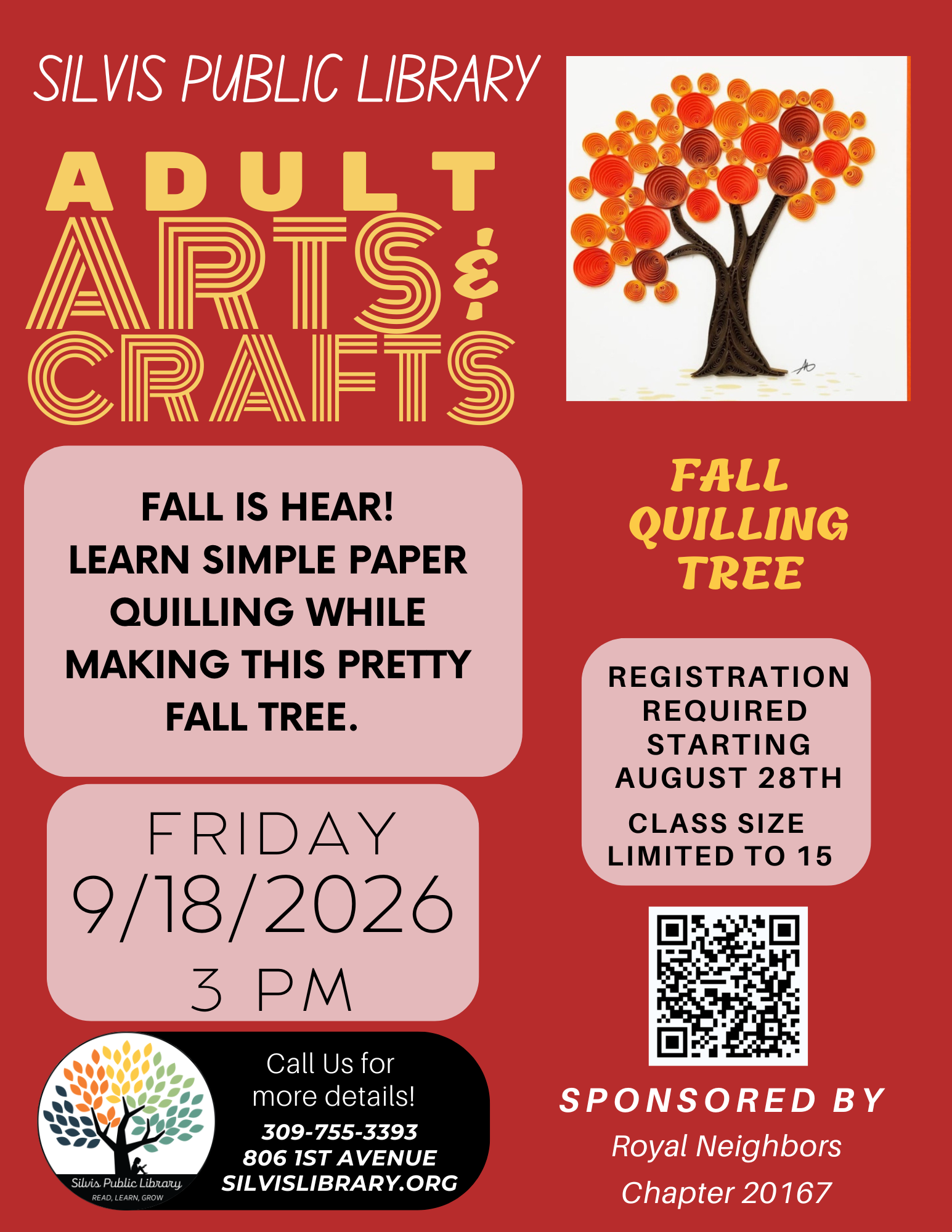 9-18-26 Fall Quillling Tree