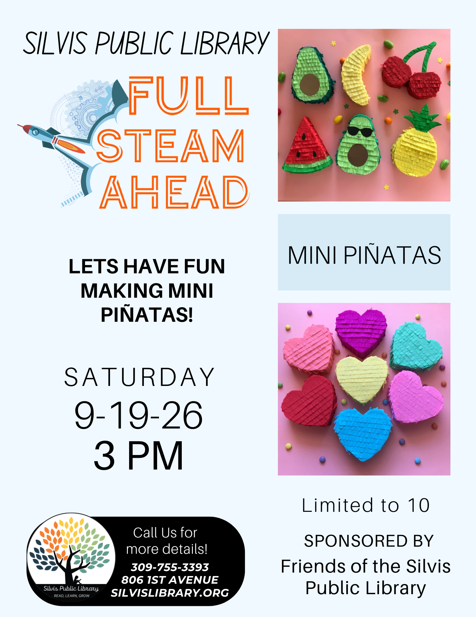 9-19-2026 Full Steam Ahead Mini Piñata Making